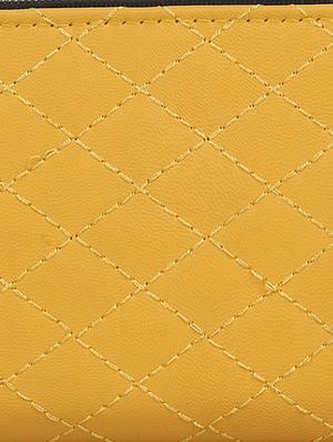 yellow leatherette wallets & card holder - 10008232 - Standard Image - 4