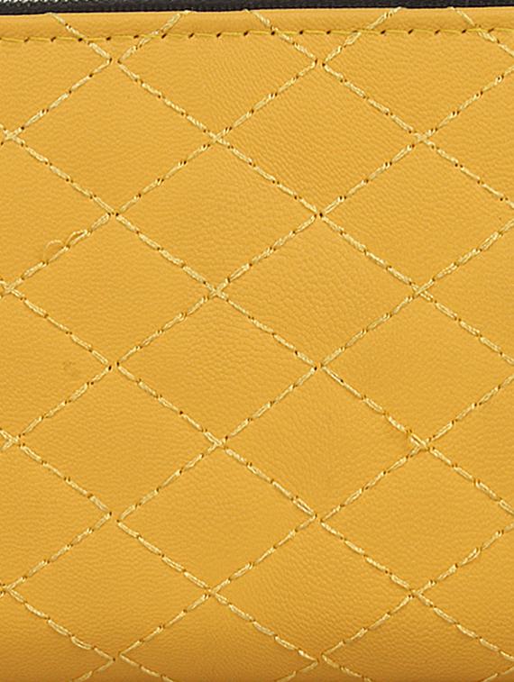 yellow leatherette wallets & card holder - 10008232 - Zoom Image - 4