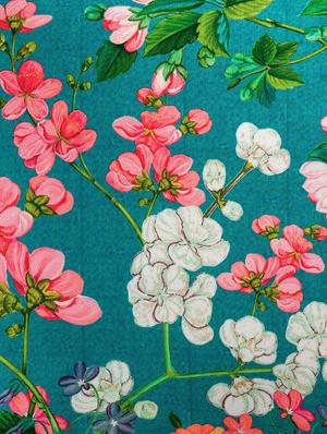 sej floral multicolor hd digital premium 16 by 16 inch cushion cover (set of 5)(sbccdp0035p) - 10014030 - Standard Image - 4