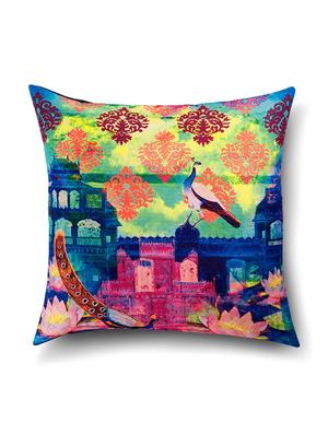 printed cotton cushion cover ( set of 8) - 10014061 - Standard Image - 10