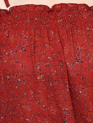 smocking detail blouson top - 10023066 - Standard Image - 4