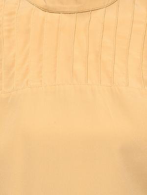 pintucked mock neck top - 10023153 - Standard Image - 4