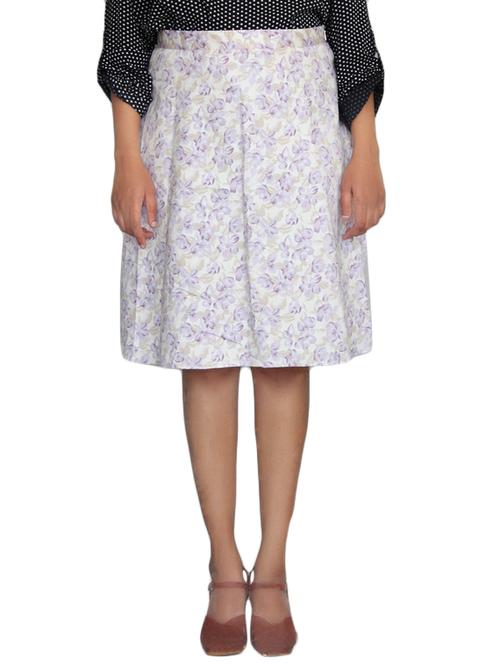 purple cotton skirts - 10064681 - Standard Image - 1