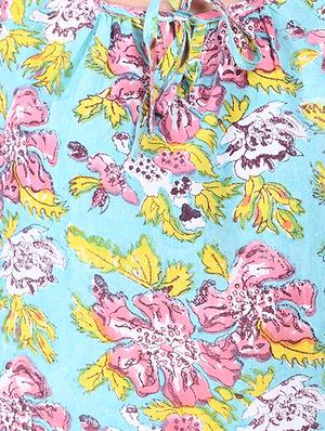 aqua cotton dress - 10077337 - Standard Image - 4