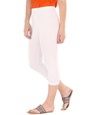 black, white cotton leggings - 10087193 - Standard Image - 7