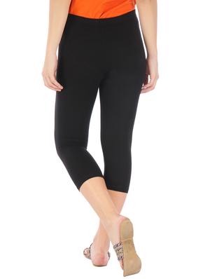 set of 2 cotton lycra blend capris - 10087198 - Standard Image - 4