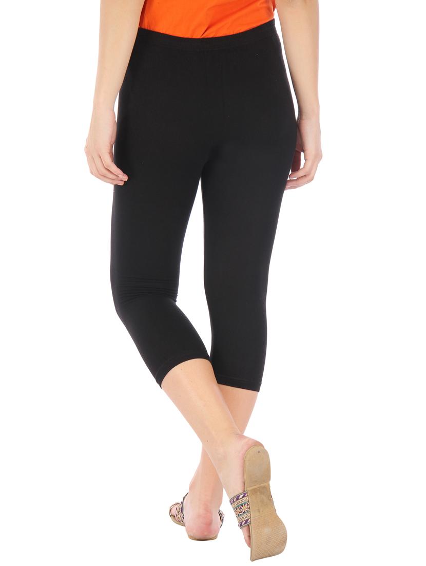 set of 2 cotton lycra blend capris - 10087198 - Zoom Image - 4