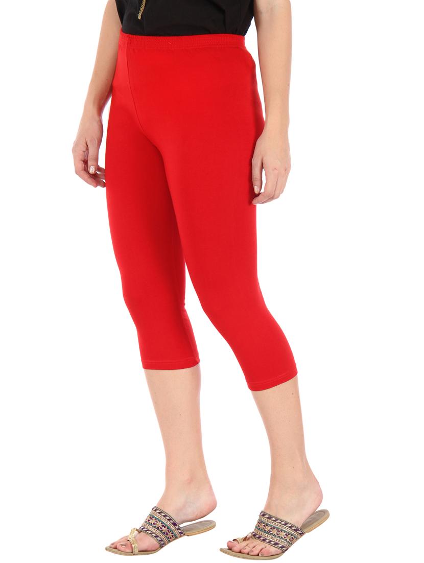 set of 2 cotton lycra blend capris - 10087198 - Zoom Image - 7