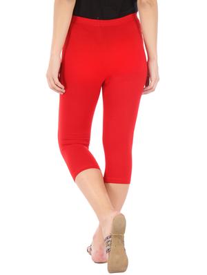 white, red cotton leggings - 10087204 - Standard Image - 4
