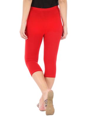 red, mango cotton leggings - 10087215 - Standard Image - 4