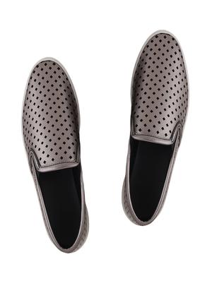 silver plimsolls casual shoe - 10096253 - Standard Image - 4