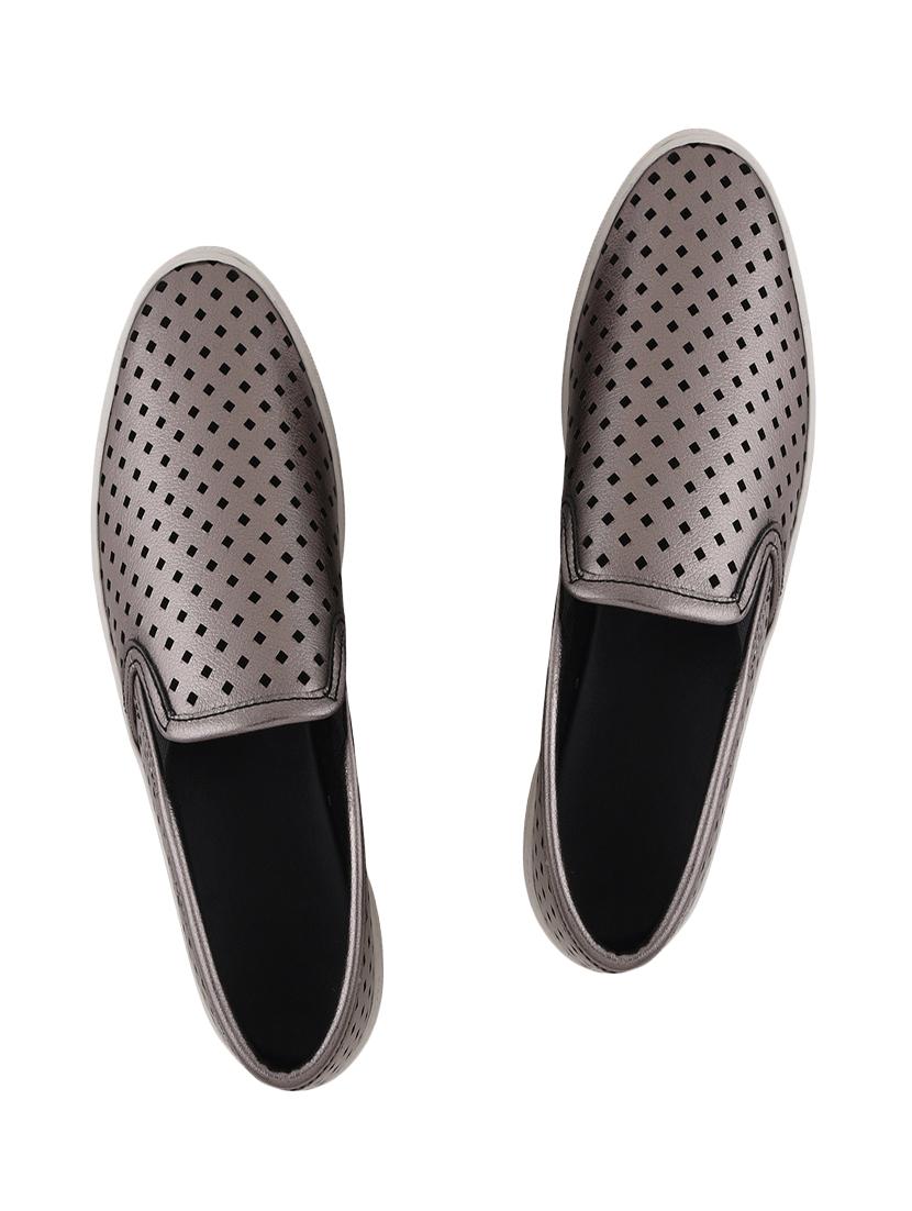 silver plimsolls casual shoe - 10096253 - Zoom Image - 4