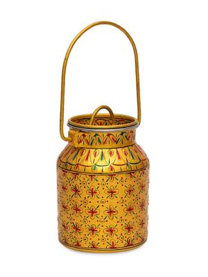 golden floral handpainted cookie container - 1017047 - Standard Image - 4