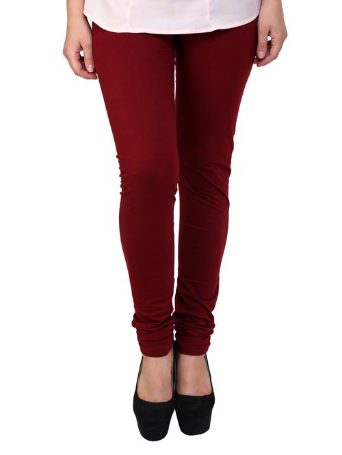red cotton leggings - 10229417 - Standard Image - 1