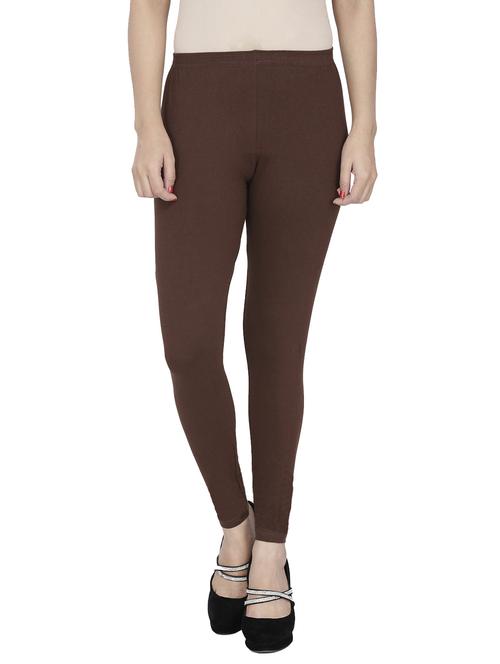 brown cotton leggings - 10229619 - Standard Image - 1