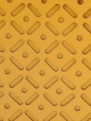 yellow leatherette handbag - 10237250 - Standard Image - 4