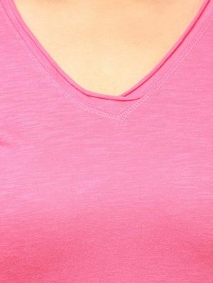 pink cotton plus top - 10243418 - Standard Image - 4