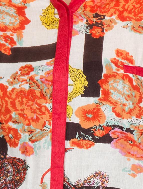 multicolor polyester blend shirt - 1026203 - Zoom Image - 4
