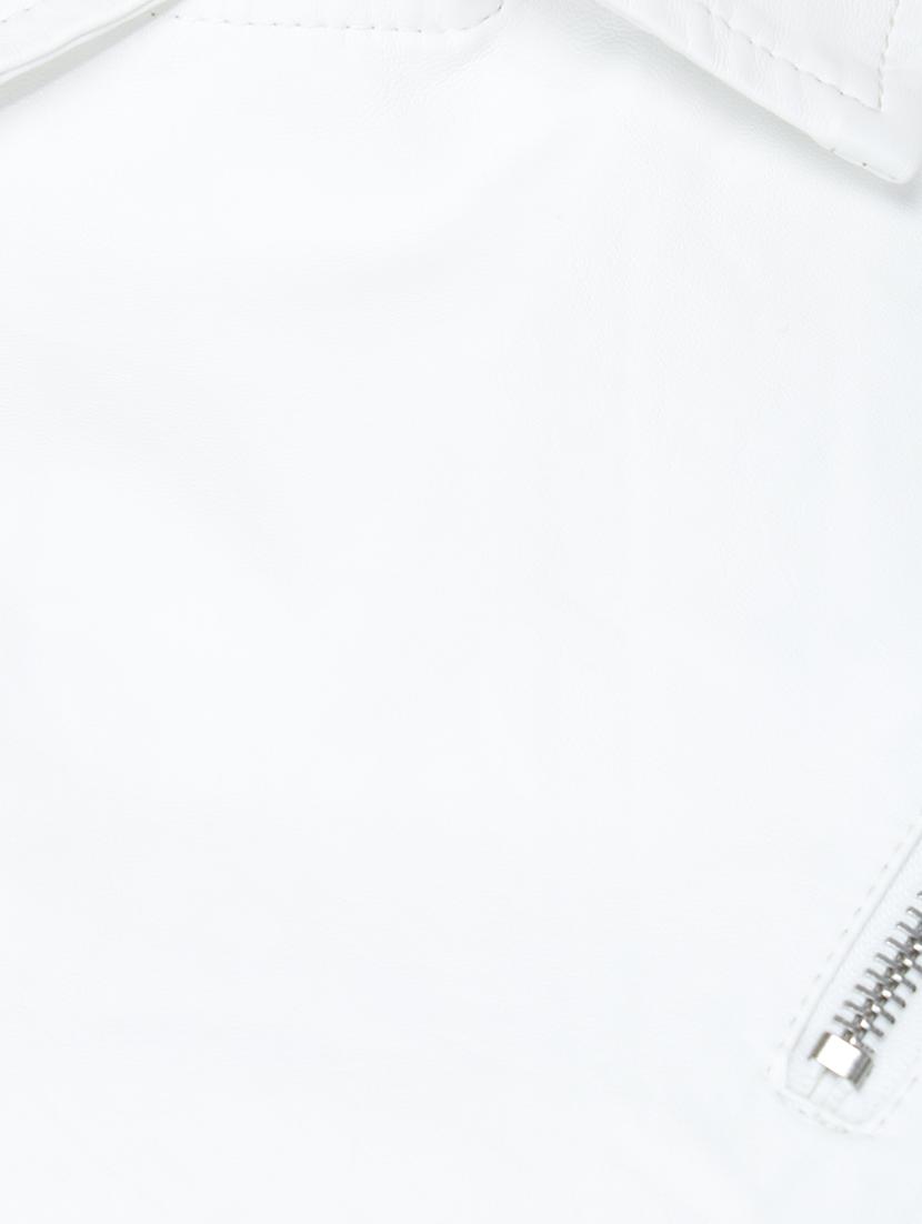 white leatherette jacket - 10266337 - Zoom Image - 4