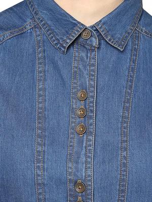 blue denim dress - 10290540 - Standard Image - 4