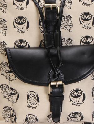 cream canvas backpack - 10317327 - Standard Image - 4