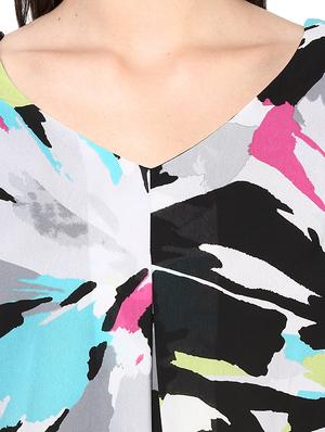 multicolored georgette top - 10328096 - Standard Image - 4