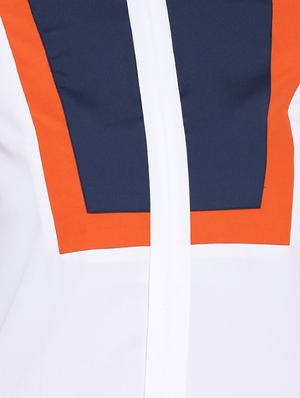white poly crepe top - 10358520 - Standard Image - 4