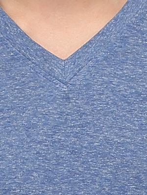 blue cotton t-shirt - 10399058 - Standard Image - 4