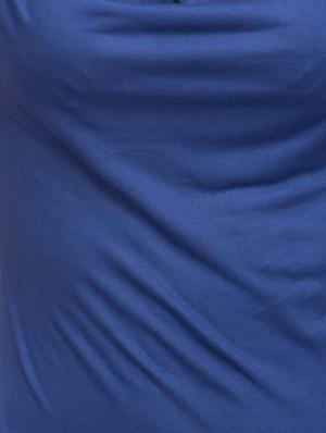 blue viscose crop top - 10411637 - Standard Image - 4