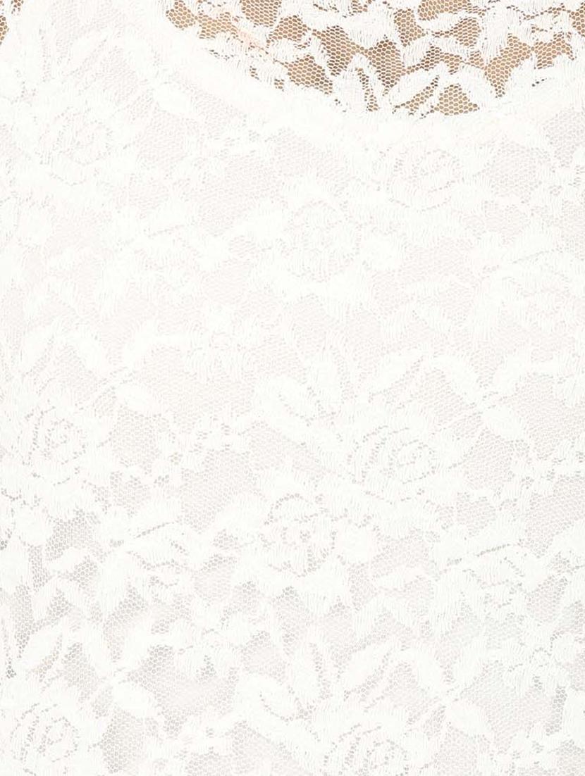 white cotton crop top - 10411657 - Zoom Image - 4