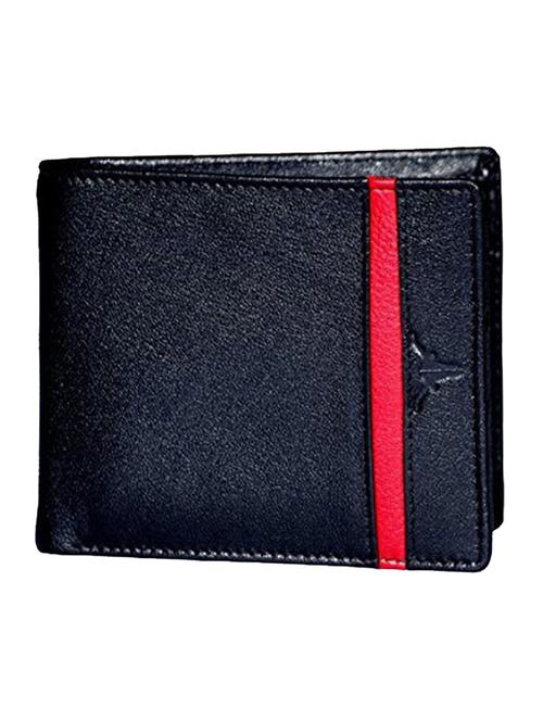 black, red leather wallet - 10416117 - Very Small Image - 1