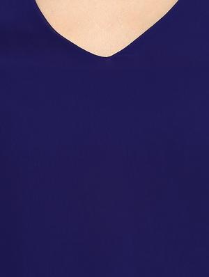 lace panel solid top - 10438488 - Standard Image - 4