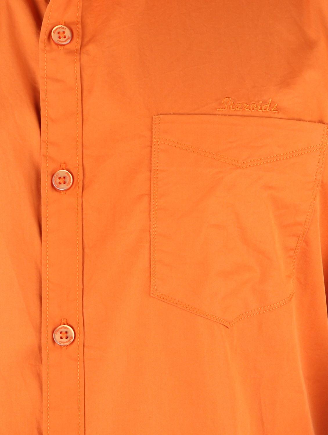 orange cotton casual shirt - 10449244 - Zoom Image - 4