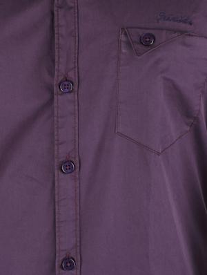 purple cotton casual shirt - 10449247 - Standard Image - 4