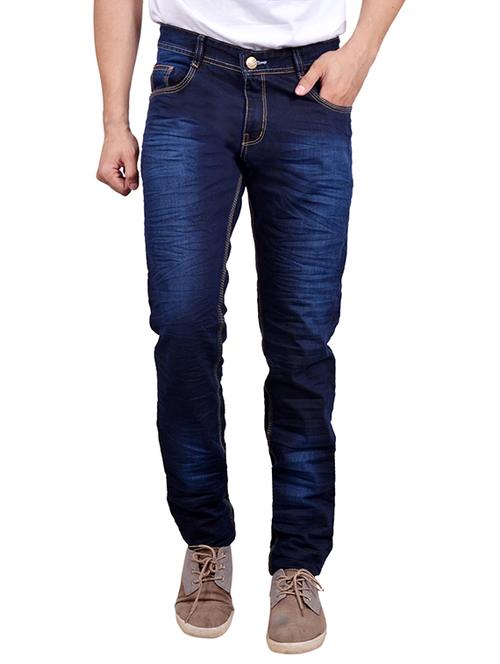 blue denim light washed jeans - 10455021 - Standard Image - 1