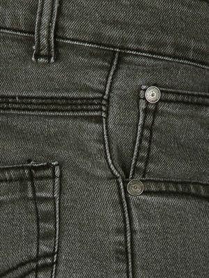 grey cotton plain jean - 10456019 - Standard Image - 4