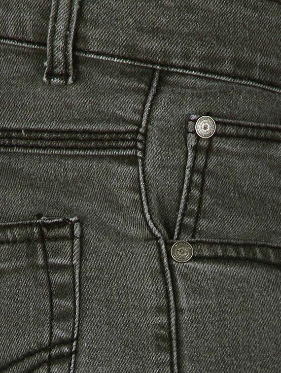 grey cotton plain jean - 10456019 - Zoom Image - 4