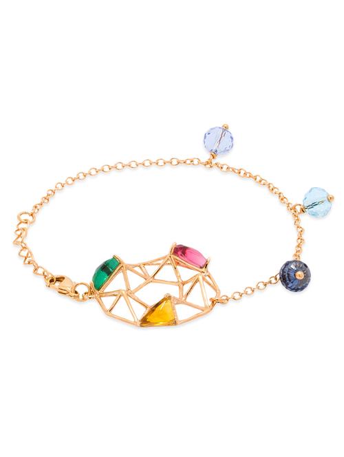 gold metal alloy bracelet - 10475732 - Standard Image - 1