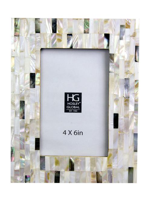 Hosley Decorative Mother of Pearl Photo Frame - 10501887 - Very Small Image - 1