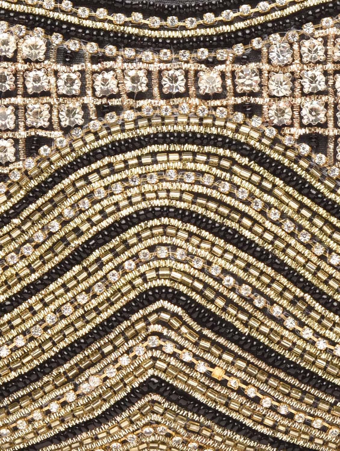 black dupion silk clutch - 1053832 - Zoom Image - 4
