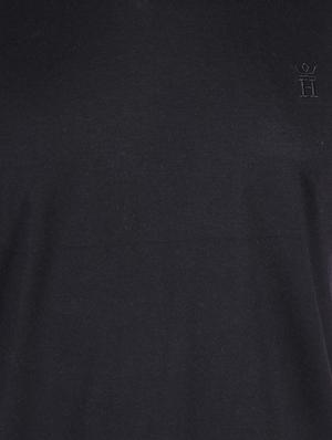 black cotton blend tshirt - 10543219 - Standard Image - 4