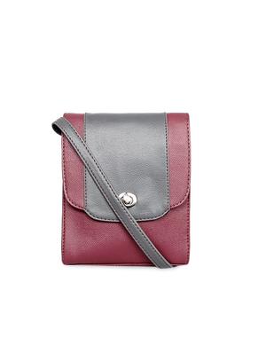clolor block leatherette handbag - 1054357 - Standard Image - 4