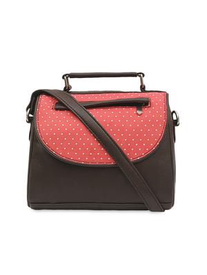 multi polka dots printed leatherette sling bag - 1054359 - Standard Image - 4