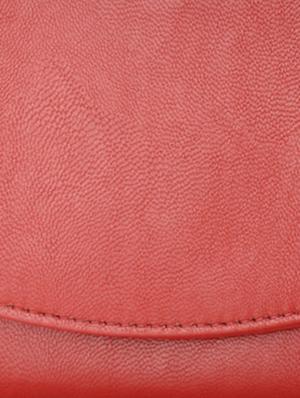 red plain solid leatherette wallet - 1055758 - Standard Image - 4