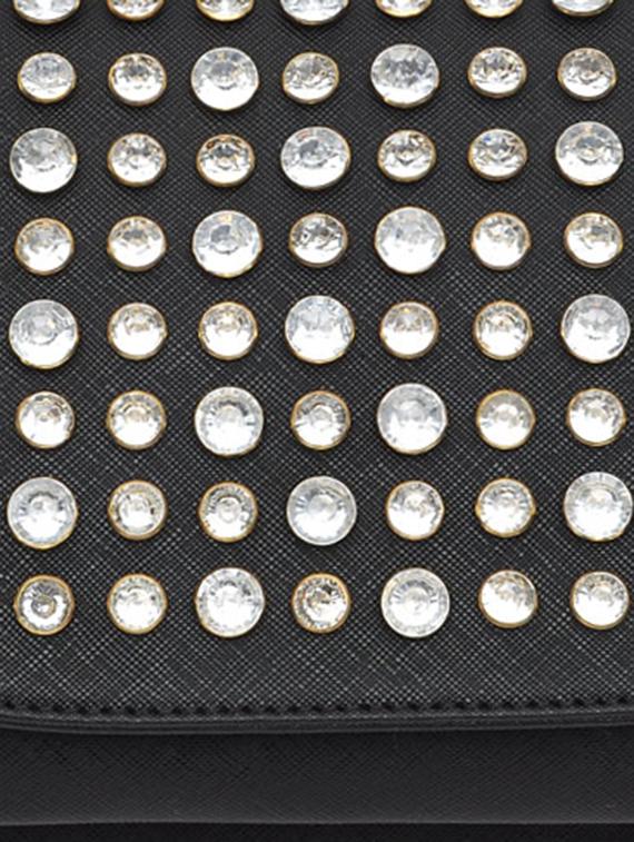 black leatherette sling bag - 10580609 - Zoom Image - 4