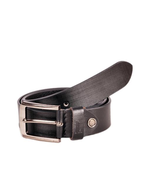 black leather belt - 10622521 - Standard Image - 1