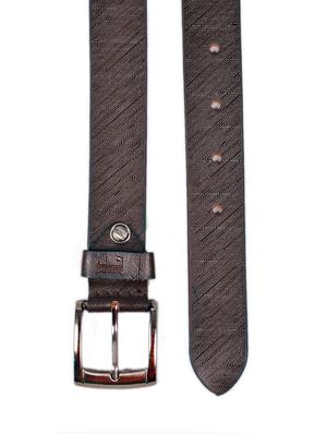 brown leather belt - 10622525 - Standard Image - 4