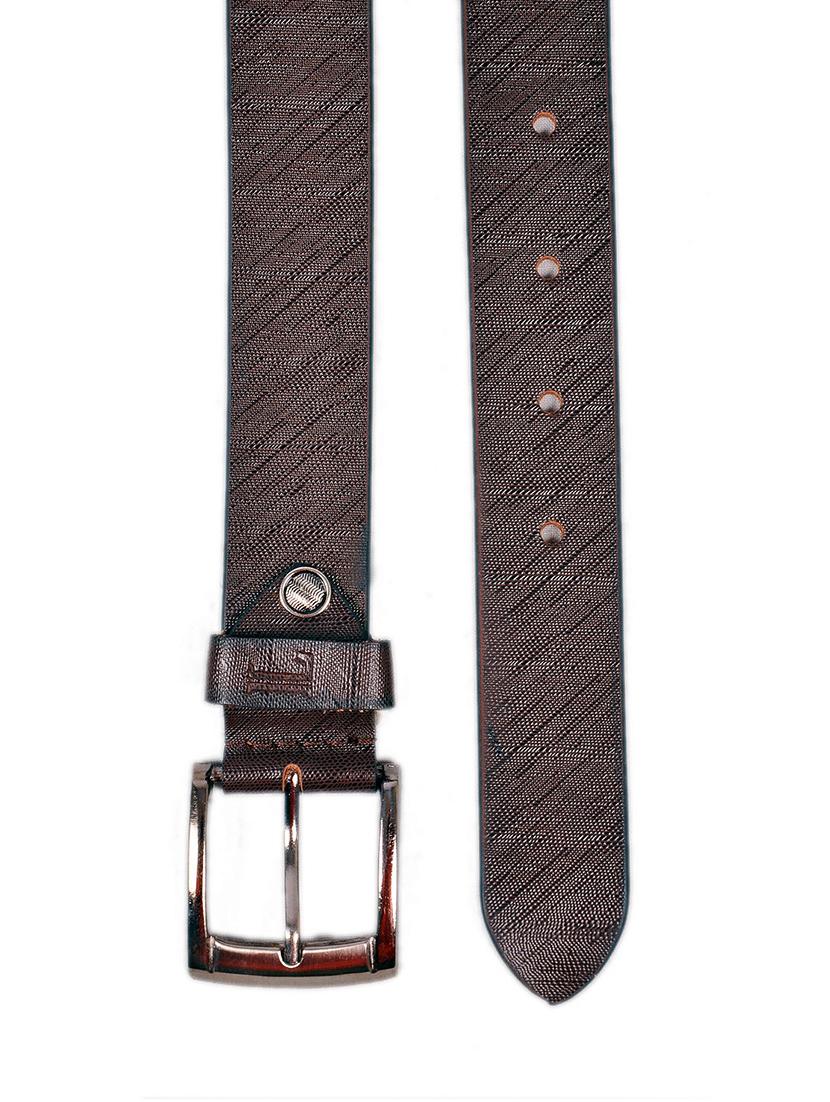 brown leather belt - 10622525 - Zoom Image - 4