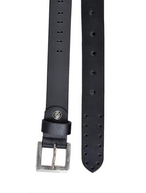 black leather belt - 10622530 - Standard Image - 4