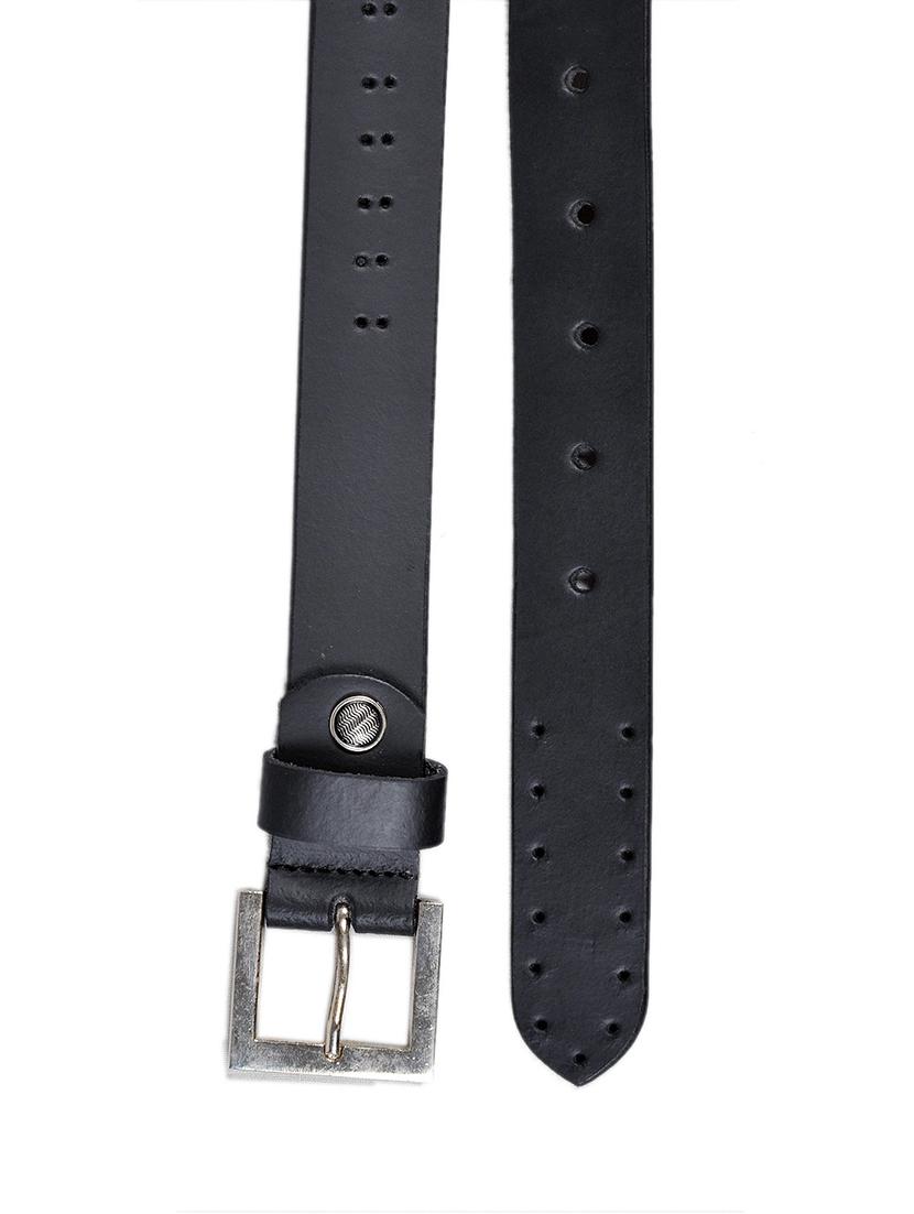 black leather belt - 10622530 - Zoom Image - 4